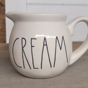 Rae Dunn White Ceramic Cream Pitcher
